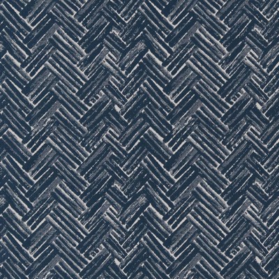 Charlotte Fabrics CB800-213 Blue Multipurpose Polyester  Blend Fire Rated Fabric Geometric Heavy Duty CA 117 NFPA 260 Zig Zag 