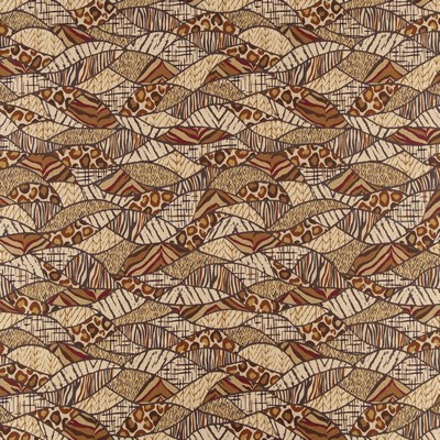 Charlotte Fabrics CB800-305 Brown Multipurpose Polyester Fire Rated Fabric Geometric Abstract High Performance CA 117 NFPA 260 Leaves and Trees 