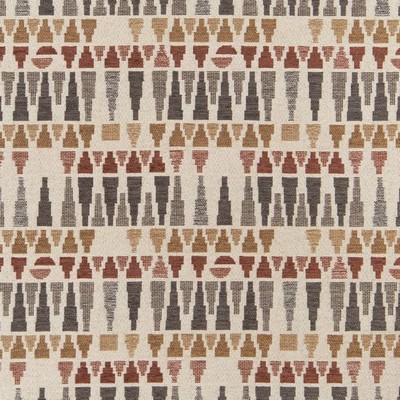 Charlotte Fabrics CB800-310 Brown Upholstery Polyester Fire Rated Fabric Geometric Abstract High Wear Commercial Upholstery CA 117 NFPA 260 Damask Jacquard Novelty Western 