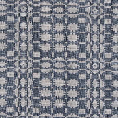 Charlotte Fabrics CB900-38 Blue Upholstery Polyester  Blend Fire Rated Fabric Geometric High Performance CA 117 NFPA 260 Woven 