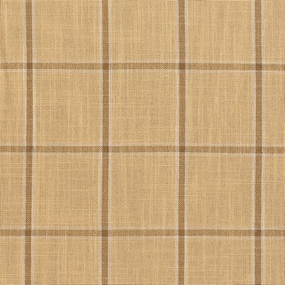 Charlotte Fabrics D135 Wheat Windowpane Brown Multipurpose Woven  Blend Fire Rated Fabric Large Check Check High Wear Commercial Upholstery CA 117 Woven 