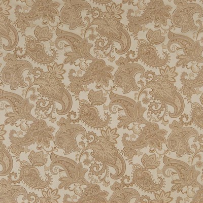 Charlotte Fabrics D1559 Parchment Paisley Beige Multipurpose Woven  Blend Fire Rated Fabric Heavy Duty CA 117 NFPA 260 Damask Jacquard Classic Paisley 