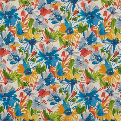 Charlotte Fabrics D1656 Catalina Multi Multipurpose Acrylic Fire Rated Fabric High Performance CA 117 NFPA 260 Tropical Floral Outdoor Fun Print Outdoor 