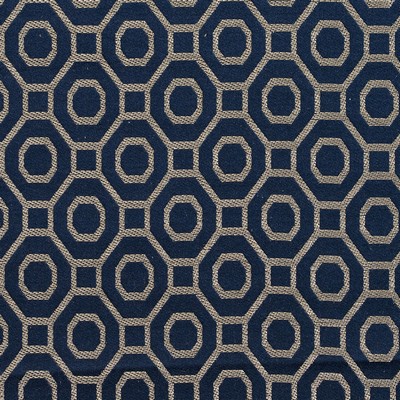 Charlotte Fabrics D169 Sapphire Blue Multipurpose Woven  Blend Fire Rated Fabric Geometric High Wear Commercial Upholstery CA 117 Damask Jacquard 