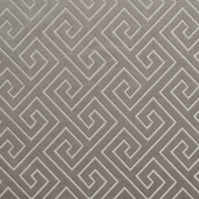 Charlotte Fabrics D173 Platinum Greek Key Silver Multipurpose Woven  Blend Fire Rated Fabric Geometric High Wear Commercial Upholstery CA 117 Damask Jacquard 