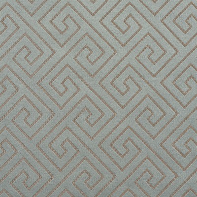 Charlotte Fabrics D174 Seamist Greek Key Green Multipurpose Woven  Blend Fire Rated Fabric Geometric High Wear Commercial Upholstery CA 117 Damask Jacquard 