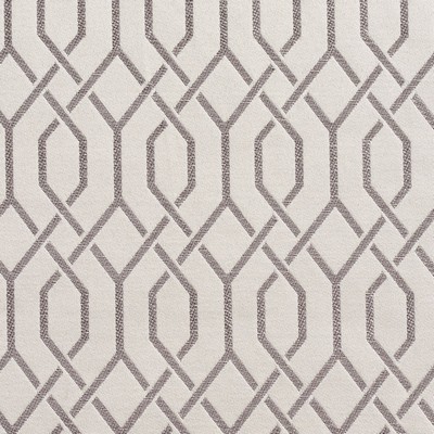 Charlotte Fabrics D180 Moonstone Lattice Grey Multipurpose Woven  Blend Fire Rated Fabric Geometric High Wear Commercial Upholstery CA 117 Damask Jacquard Lattice and Fretwork 