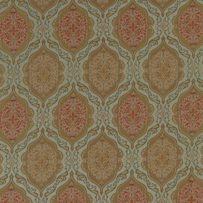 Charlotte Fabrics D1837 Spring Antoinette Blue Multipurpose Woven  Blend Fire Rated Fabric High Wear Commercial Upholstery CA 117 NFPA 260 Damask Jacquard 