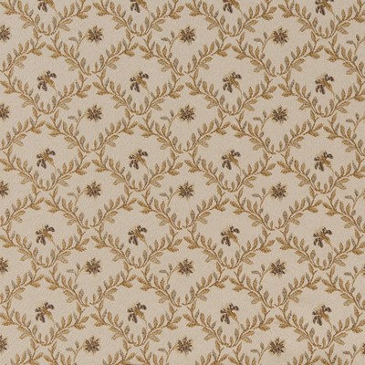 Charlotte Fabrics D1847 Champagne Juliet Beige Multipurpose Woven  Blend Fire Rated Fabric High Wear Commercial Upholstery CA 117 NFPA 260 Leaves and Trees Damask Jacquard 