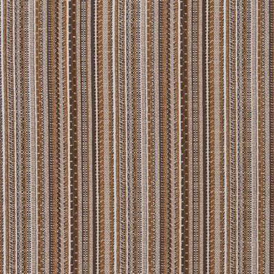 Charlotte Fabrics D1949 Amber Brown Upholstery Polyester  Blend Fire Rated Fabric High Wear Commercial Upholstery CA 117 NFPA 260 Damask Jacquard Small Striped Striped 