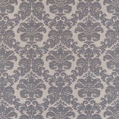 Charlotte Fabrics D2450 Blue Blue Upholstery Polyester  Blend Fire Rated Fabric High Wear Commercial Upholstery CA 117 NFPA 260 Damask Jacquard 