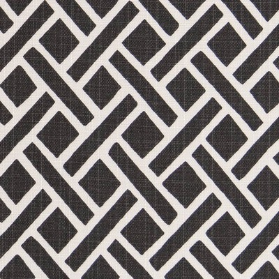 Charlotte Fabrics D2502 Ebony Black Multipurpose Polyester Fire Rated Fabric Geometric High Performance CA 117 NFPA 260 