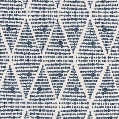 Charlotte Fabrics D2505 Oxford Blue Multipurpose Polyester Fire Rated Fabric Geometric High Performance CA 117 NFPA 260 