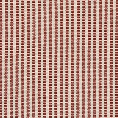Charlotte Fabrics D2587 Ticking Crimson Red Upholstery Cotton  Blend Fire Rated Fabric High Performance CA 117 NFPA 260 Ticking Stripe Striped 