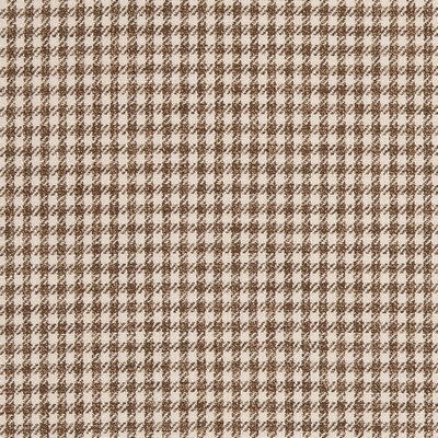 Charlotte Fabrics D2606 Check Cafe Brown Upholstery Polyester  Blend Fire Rated Fabric Check High Wear Commercial Upholstery CA 117 NFPA 260 