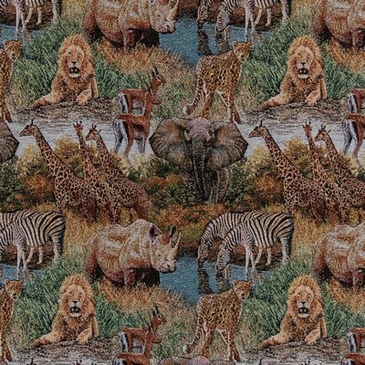 Charlotte Fabrics D2678 Wild Green Upholstery Cotton  Blend Fire Rated Fabric Hunting Themed Jungle Safari High Wear Commercial Upholstery CA 117 NFPA 260 Miscellaneous Novelty Animal Tapestry 