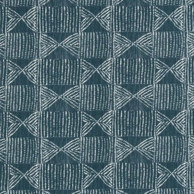 Charlotte Fabrics D2953 Lagoon Blue Multipurpose Polyester  Blend Fire Rated Fabric Geometric Patterned Crypton High Performance CA 117 NFPA 260 