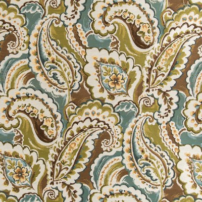 Charlotte Fabrics D3047 Meadow Cityscapes II D3047 Green Upholstery Polyester Polyester Fire Rated Fabric Heavy Duty CA 117  NFPA 260  Classic Paisley  Fabric
