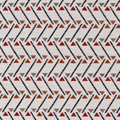 Charlotte Fabrics D3049 Cayenne Cityscapes II D3049 Red Upholstery Polyester  Blend Fire Rated Fabric Geometric  High Wear Commercial Upholstery CA 117  NFPA 260  Fabric