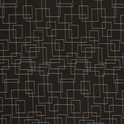 Charlotte Fabrics D3181 Ebony Durables IV D3181 Black Upholstery Polyester Polyester Fire Rated Fabric Geometric  High Wear Commercial Upholstery CA 117  NFPA 260  Fabric
