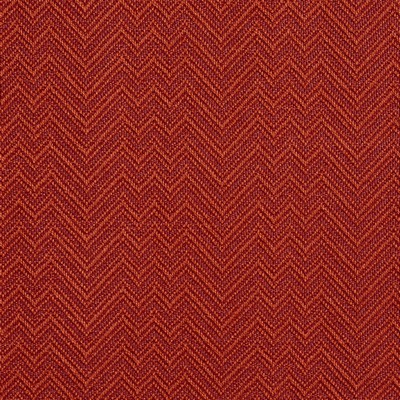 Charlotte Fabrics D383 Paprika Red Upholstery Woven  Blend Fire Rated Fabric Patterned Crypton High Wear Commercial Upholstery CA 117 Zig Zag Woven 
