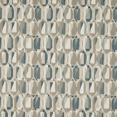 Charlotte Fabrics D820 Carlsbad/Sky Blue Upholstery Woven  Blend Fire Rated Fabric Geometric Heavy Duty CA 117 NFPA 260 Woven 