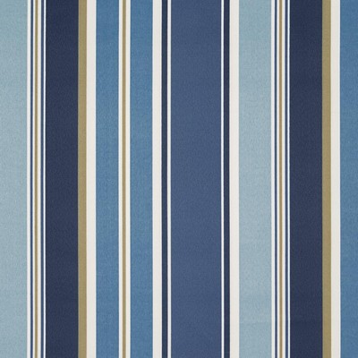 Charlotte Fabrics D940 Chambray Stripe Blue Multipurpose Acrylic Fire Rated Fabric Heavy Duty CA 117 NFPA 260 Stripes and Plaids Outdoor Striped 