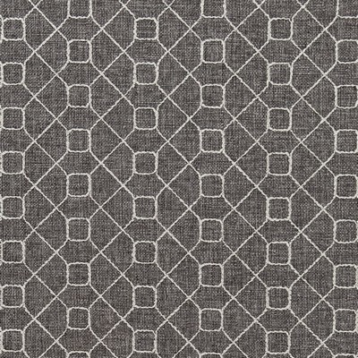 Charlotte Fabrics F300-159 Pewter F300-159 Green Upholstery Olefin  Blend Fire Rated Fabric Geometric  Crewel and Embroidered  Heavy Duty CA 117  NFPA 260  Fabric