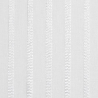 Charlotte Fabrics SH77 White White Drapery Polyester Fire Rated Fabric CA 117 NFPA 260 Checks and Striped Sheer Extra Wide Sheer 