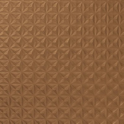 Charlotte Fabrics V766 Caramel Beige Upholstery PVC  Blend Fire Rated Fabric Geometric High Wear Commercial Upholstery CA 117 NFPA 260 Commercial Vinyl