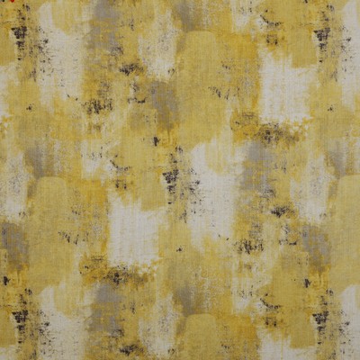 Antalya 811 French Yellow Yellow LINEN  Blend Fire Rated Fabric CA 117  Printed Linen   Fabric
