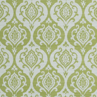 Salerno 280 Leaf Green RAYON  Blend Fire Rated Fabric Modern Contemporary Damask   Fabric