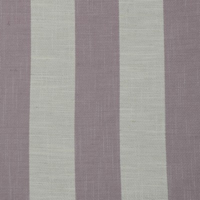 Mitchell Fabrics Pebble Beach Lilac in Weekend Purple Polyester  Blend Wide Striped   Fabric