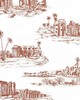 Scalamandre CAIRO TOILE RED CLAY