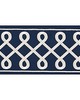 Scalamandre Trim SOUTACHE EMBROIDERED TAPE NAVY