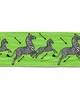 Scalamandre Trim ZEBRAS EMBROIDERED TAPE LIME