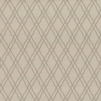 Kasmir Meander Trellis Linen in 5066 Beige Upholstery Polyester  Blend Trellis Diamond   Fabric