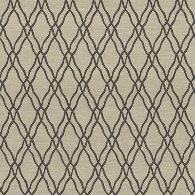 Kasmir Meander Trellis Slate in 5067 Grey Upholstery Polyester  Blend Trellis Diamond   Fabric