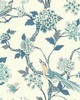 York Wallcovering Fanciful Wallpaper blue/white/off-white