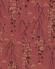 York Wallcovering Willow Branches Wallpaper Red, Black, Gold
