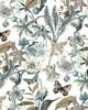 York Wallcovering Butterfly House White & Blue