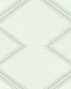 York Wallcovering Diamond Twist Wallpaper White/Cream