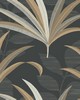 York Wallcovering El Morocco Palm Wallpaper Blacks