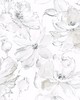 York Wallcovering Floral Dreams Wallpaper Gray