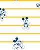 York Wallcovering Disney Mickey Mouse Stripe Wallpaper Yellow
