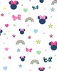 York Wallcovering Disney Minnie Mouse Rainbow Wallpaper Pink