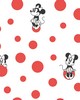 York Wallcovering Disney Minnie Mouse Dots Wallpaper Red