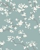 York Wallcovering Branches Wallpaper Blue