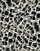 York Wallcovering Leopard Rosettes Wallpaper Black/Off White