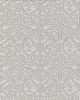 York Wallcovering Empire Diamond Wallpaper Silver/Taupe